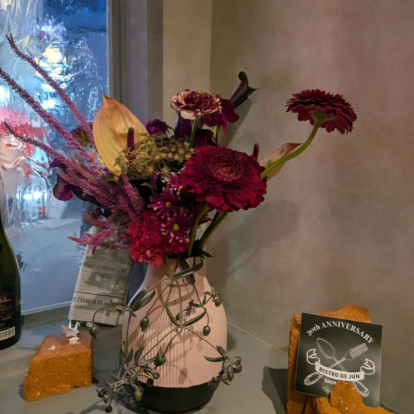 大人のバレンタインをイメージしてアレンジして頂きました。